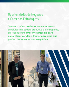 Trabalho de social media para as redes sociais da AHK Rio divulgando o evento Hydrogen Expo