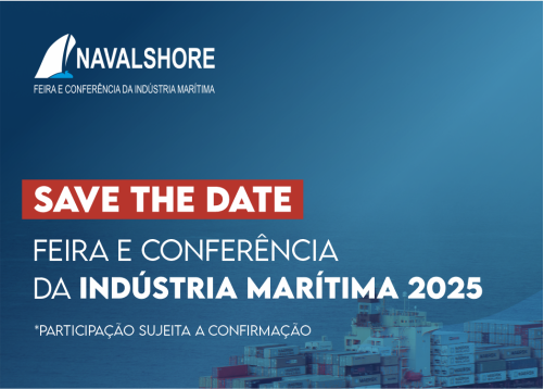 Trabalho de social media para as redes sociais da AHK Rio divulgando o evento Navalshore